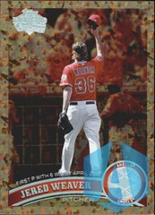 2011 Topps Update Cognac Diamond Anniversary #US26 Jered Weaver